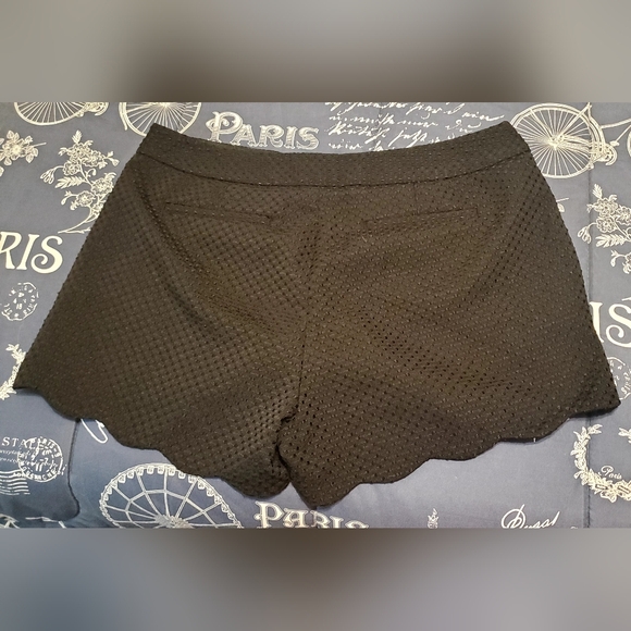 Elle Black Fancy Women's Shorts - Picture 2 of 3